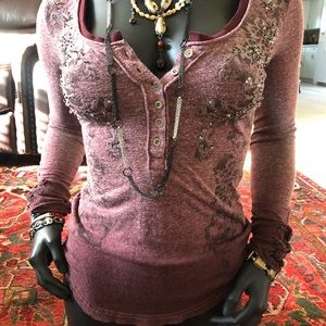 Long sleeve Miss Me T-shirt